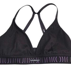 lululemon athletica Black and Purple Sports Bra